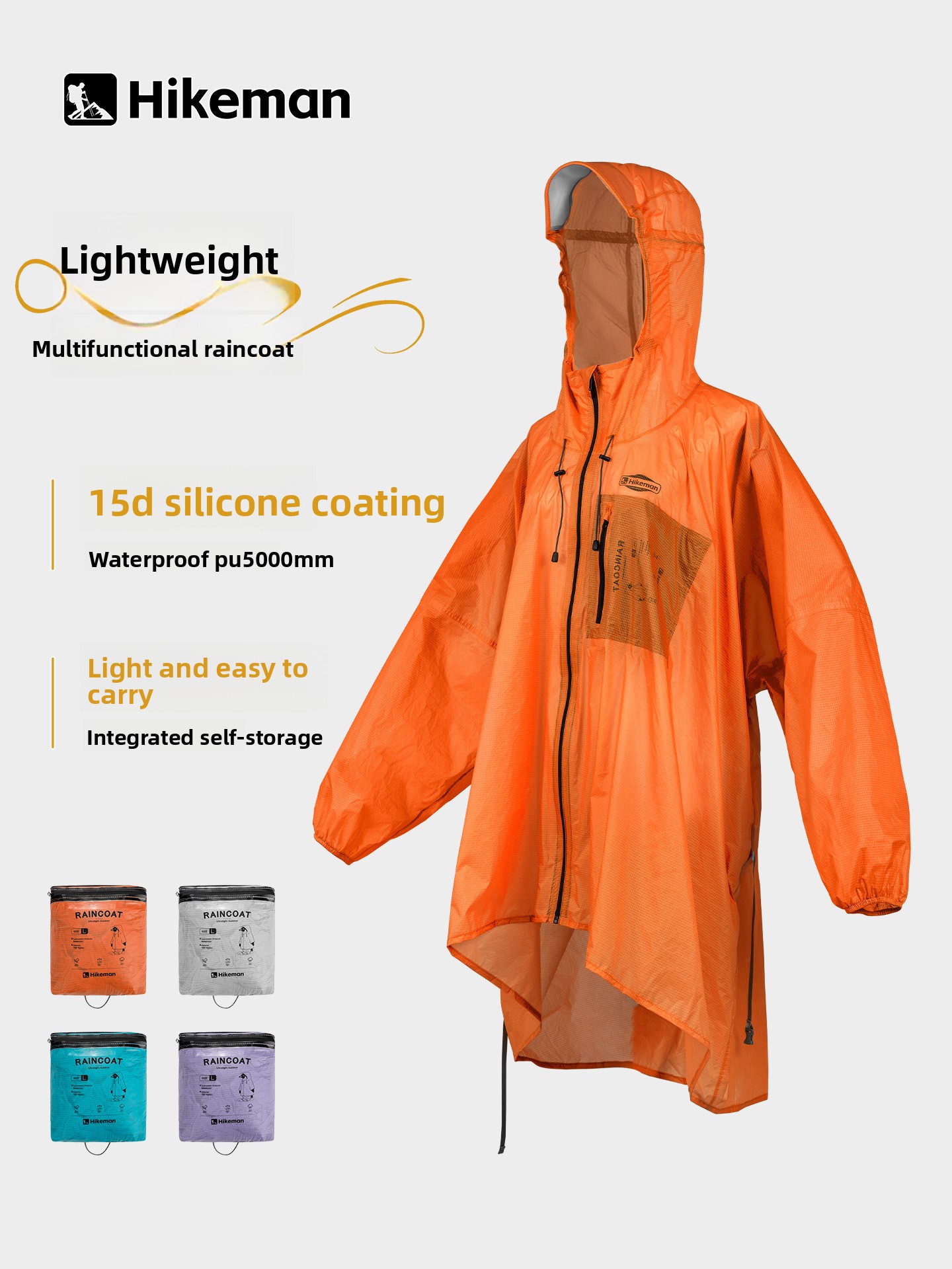 Fishing Rain Suit - بدلة مطر خفيفة الوزن من قطعة