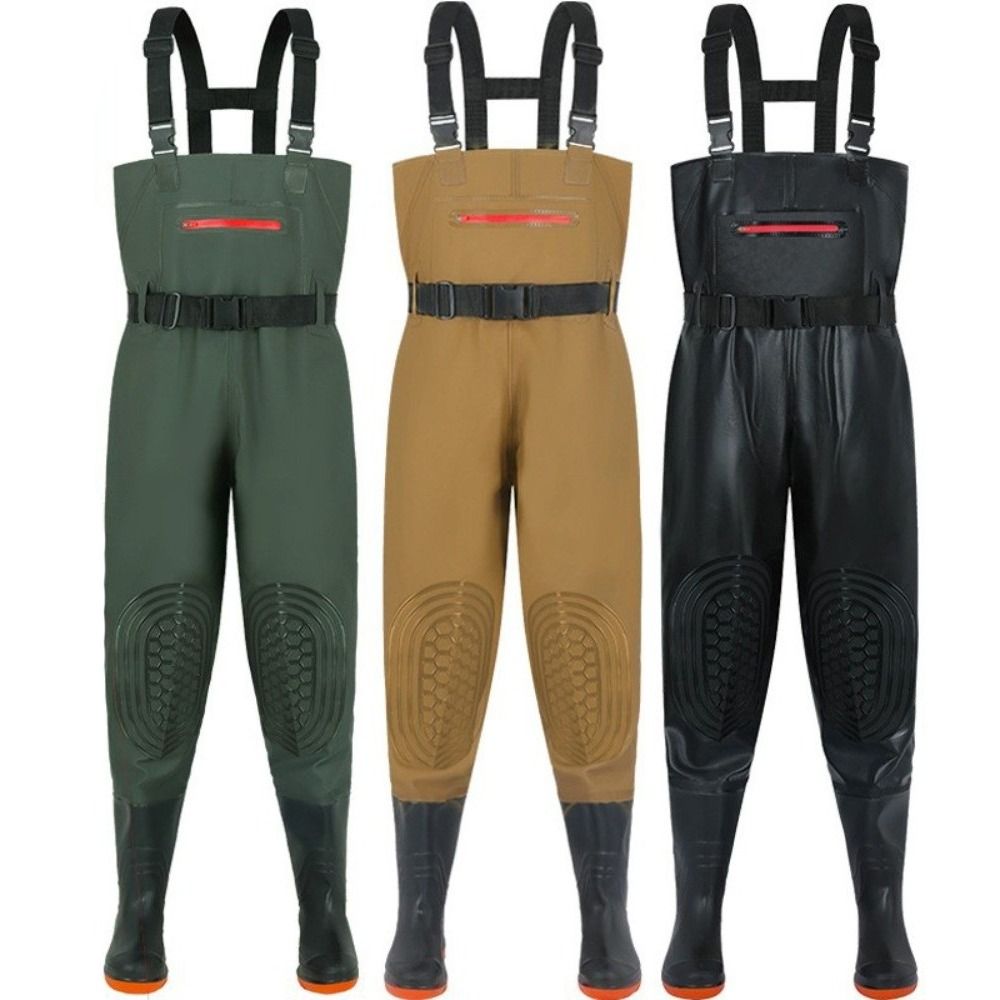 بدلة صيد متينة من مادة PVC مقا - مراجعة Fishing Waders وسعره