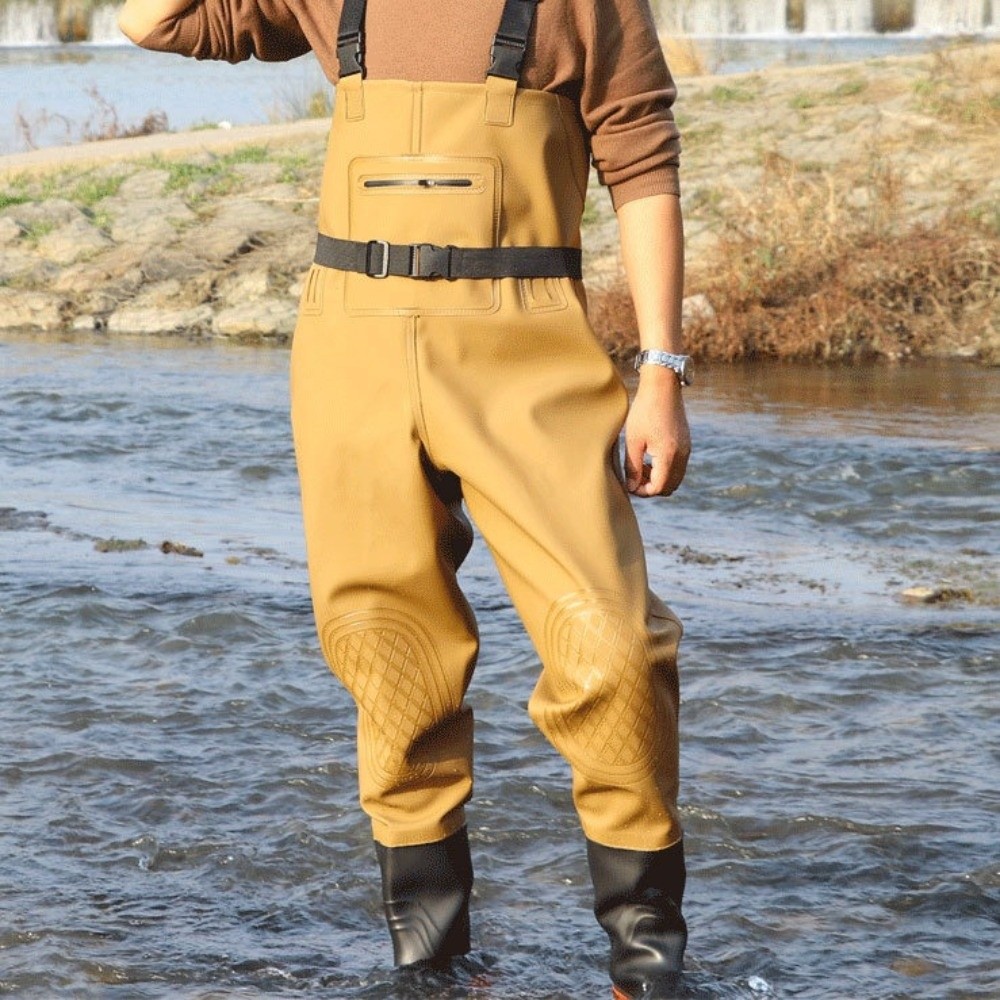 بدلة صيد متينة من مادة PVC مقا - مراجعة Fishing Waders وسعره