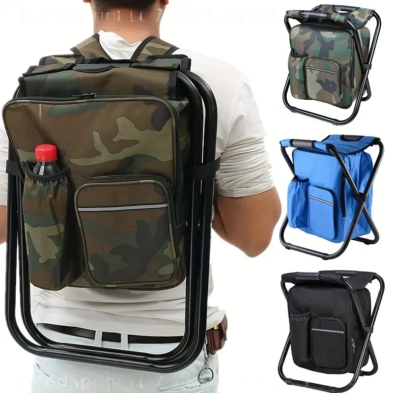 كرسي صيد محمول قابل للطي 2 في  - مراجعة Fishing Backpack وسعره