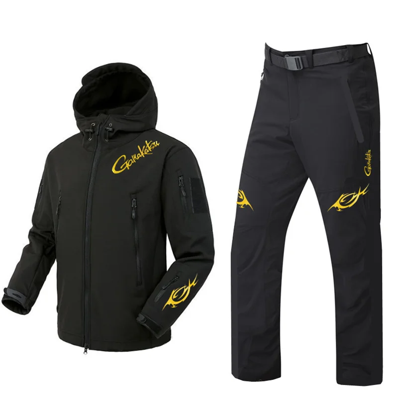 جديد الخريف والشتاء الصوف بدلة - مراجعة Fishing Jacket Waterproof وسعره